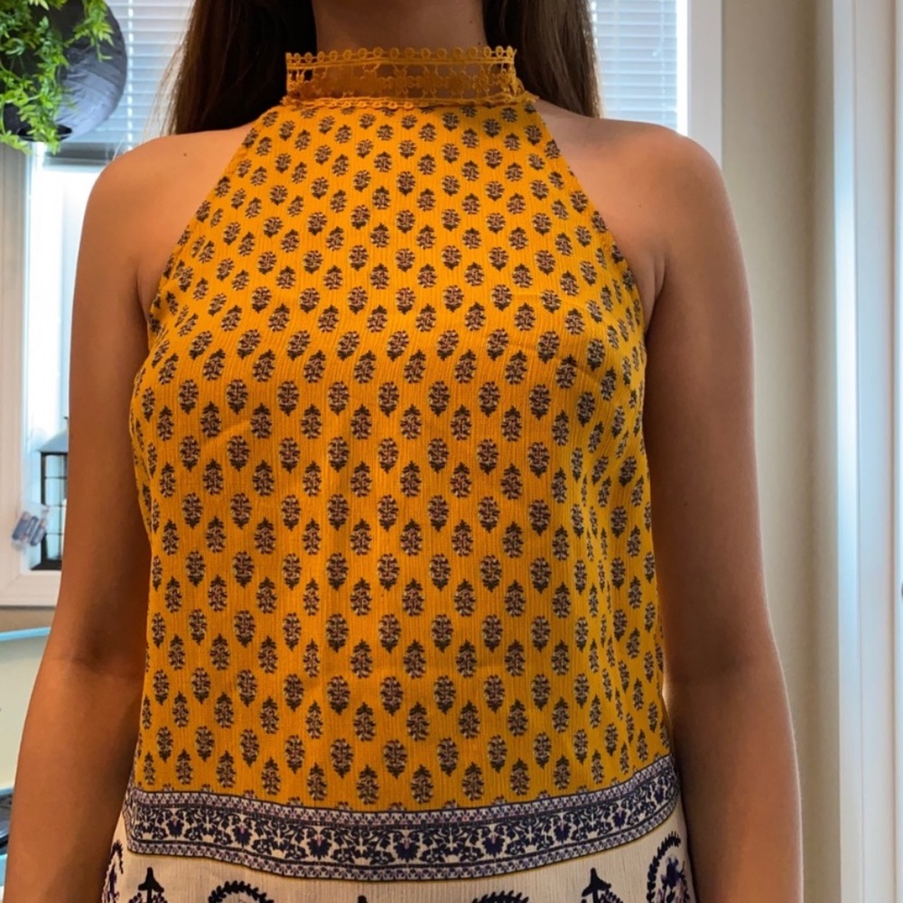 Yellow blouse